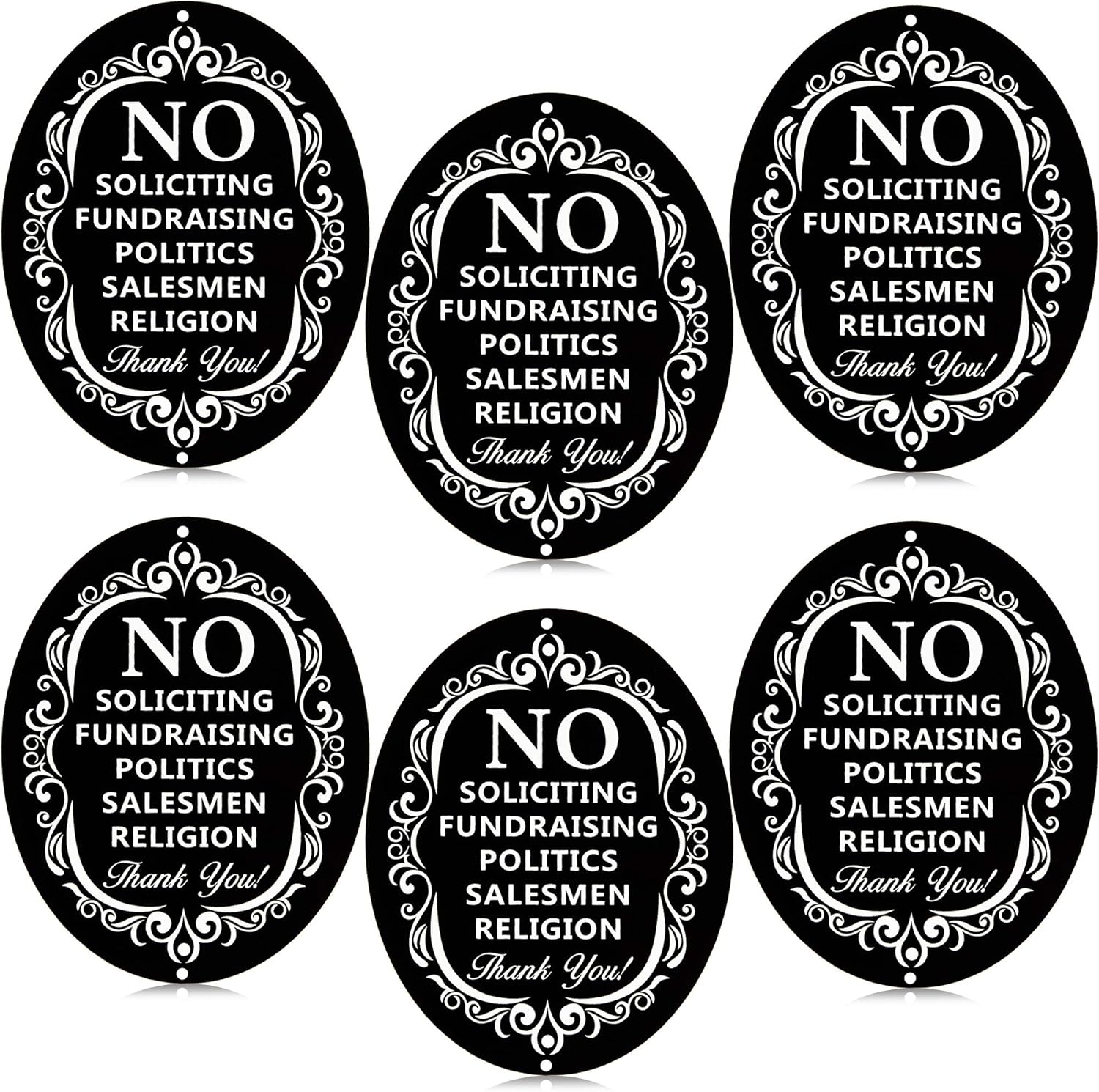 Tор Brаndѕ Oval No Soliciting Aluminum Signs (4 x 5 in, 6 Pack) Frее Shірріng 🛒 Oval No Soliciting Aluminum Signs (4 x 5 in, 6 Pack)