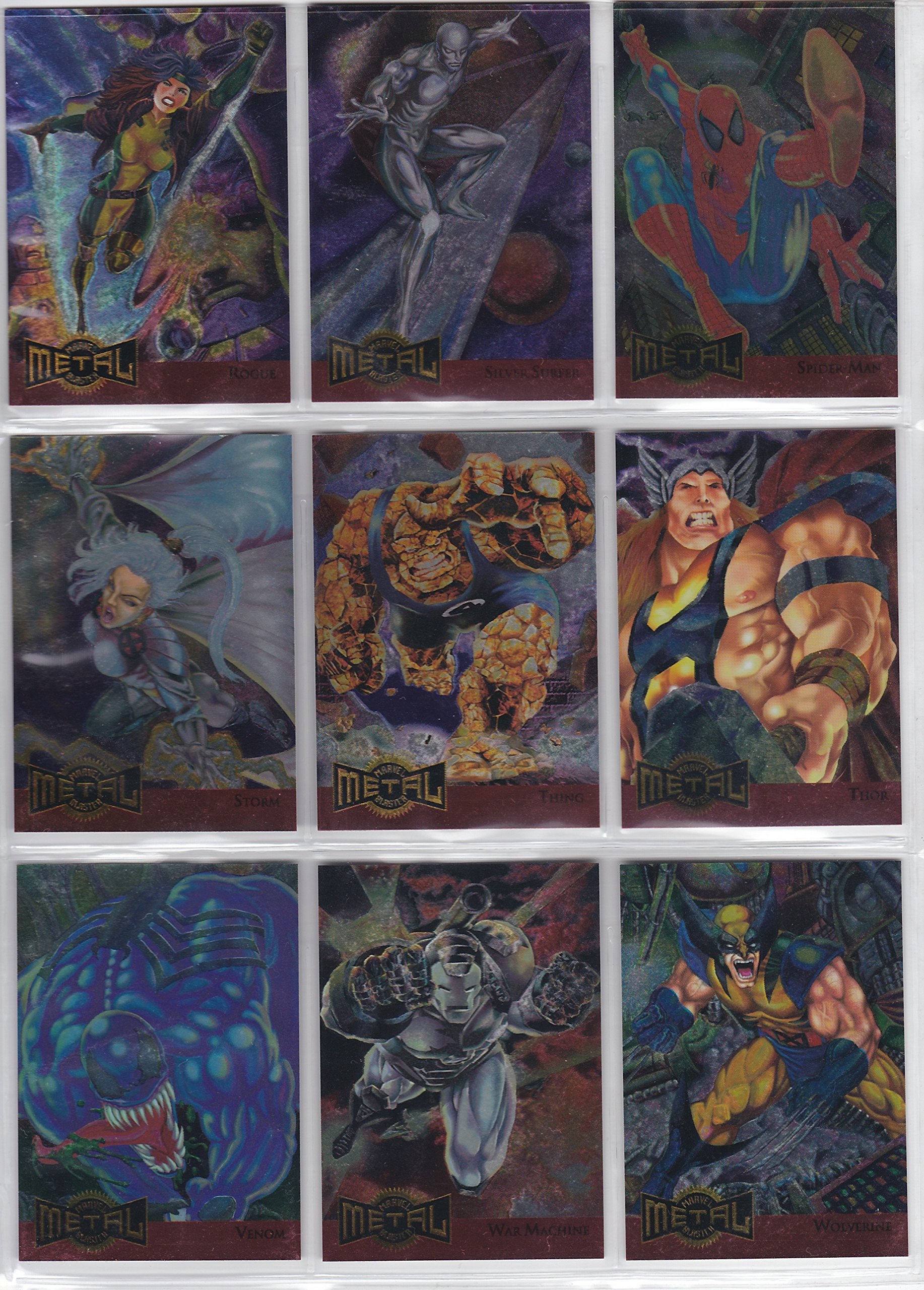 Amazon.com: 1995 Marvel Metal Inaugural Ed. Metal Blaster Insert