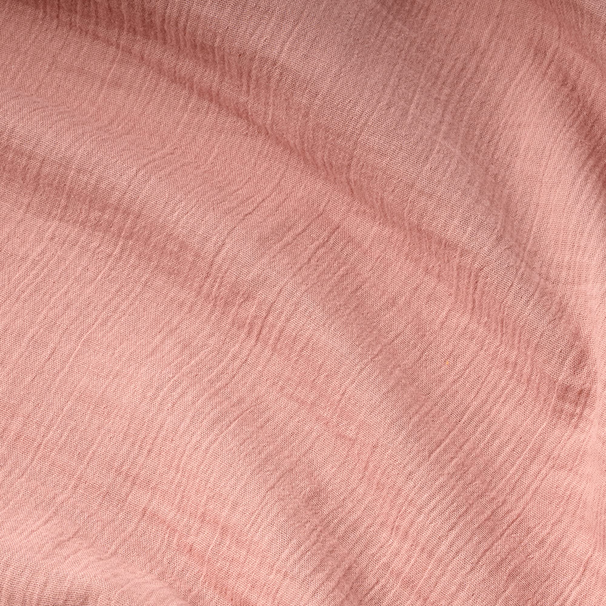 Julius Zöllner Mussola – Biancheria da letto per bambini 80 x 80 + 35 x 40 cm, set di 2 copripiumini e federa, 100% mussola di cotone, con chiusura lampo, Standard 100 by OEKO-TEX, Dusty Rose