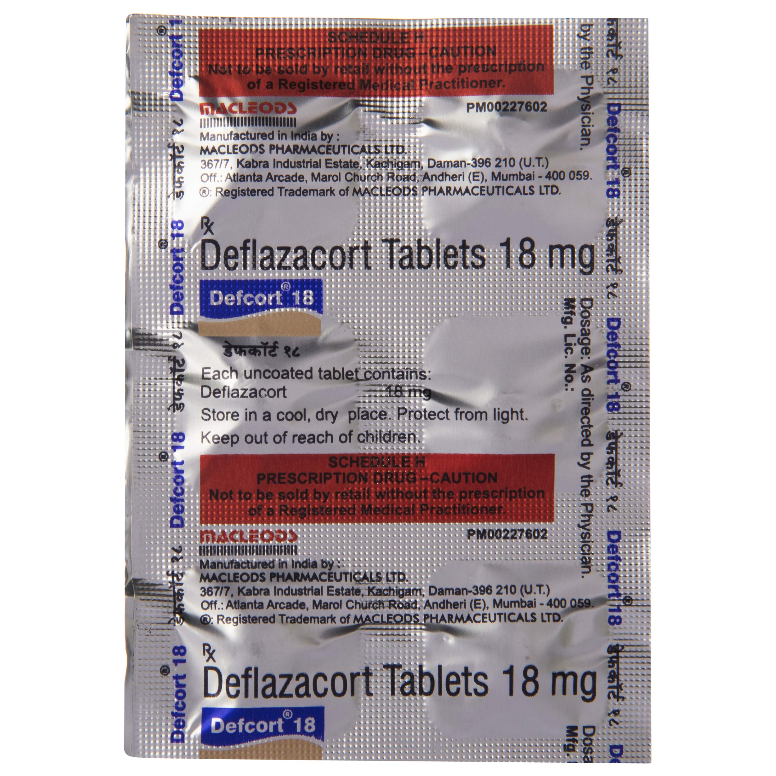 Defcort 18 - Strip of 6 Tablets