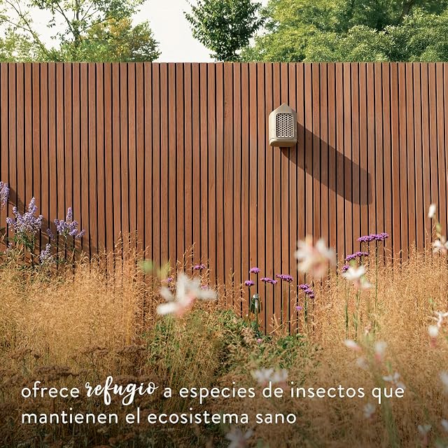Foto 4 de 8 de Elho Cosy Insect Hotel 18cm para Abejas y Mariquitas - Mushroom Beige
