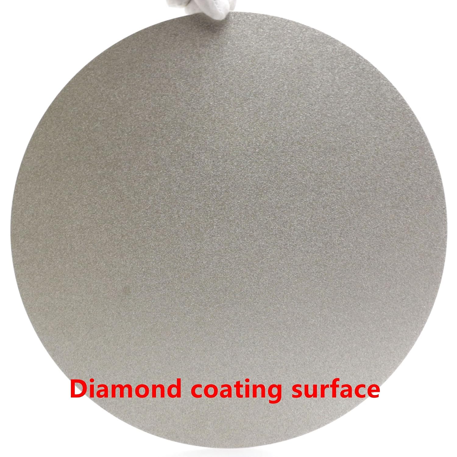 JINGLING NO Center Hole 8" inch Diamond Grinding Disc 120 Grit Flat Lap Disk Lapidary Tools for Stone