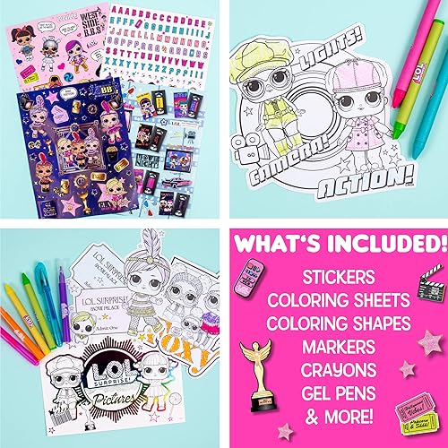 Miniatura 5 de L.O.L. Surprise! O.M.G. Ultimate Fashion Designer de Horizon Group USA, colorea y crea trajes y looks de maquillaje para las hermanas O.M.G. Incluye