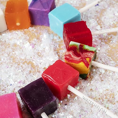 Miniatura 5 de Espeez - Paletas clásicas de cubo Paletas de caramelo a granel, para cumpleaños, bufet de caramelos, bodas, decoraciones, despedidas de soltera y