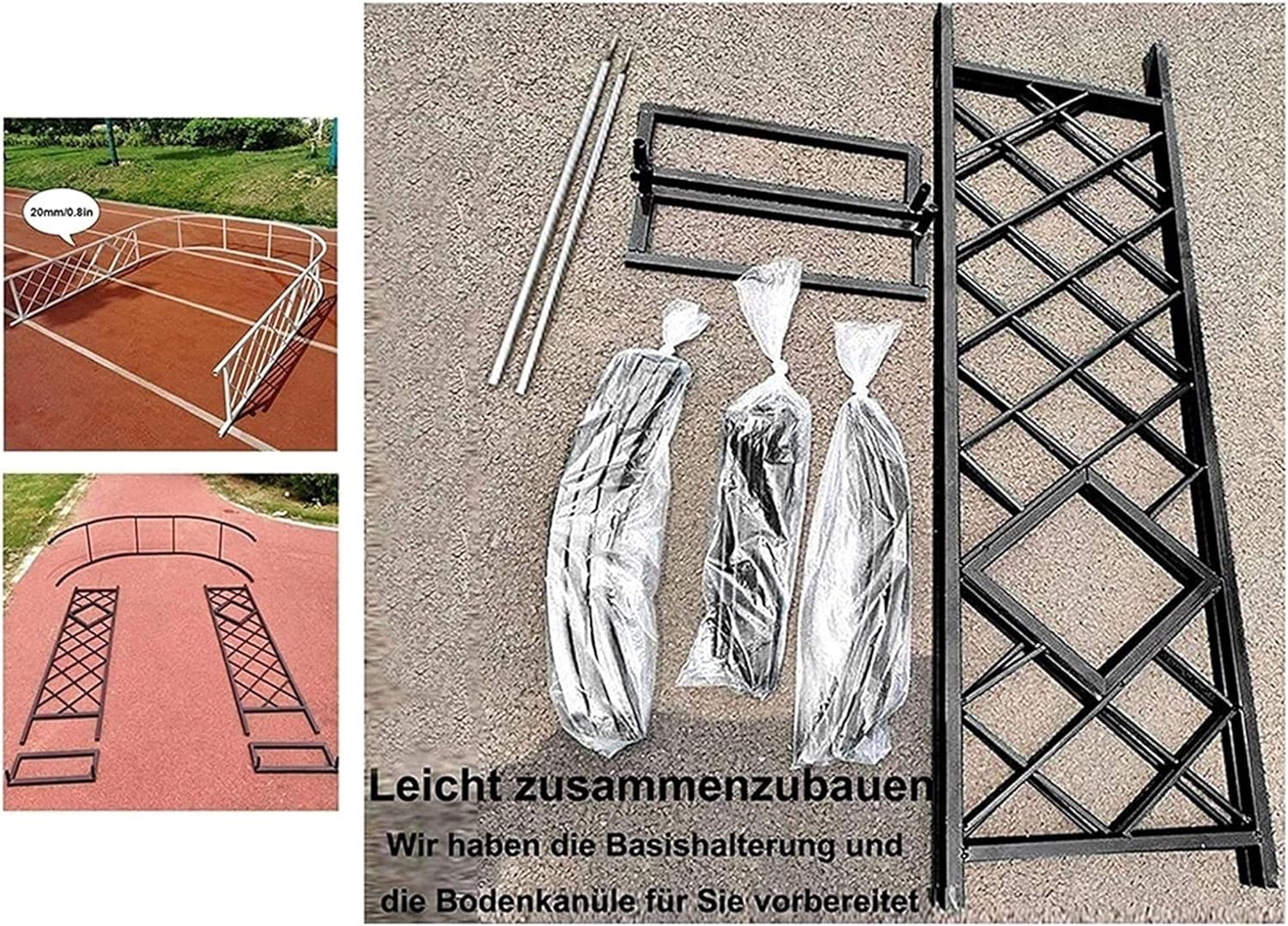 IBOWZ Garden Arch Trellis Heavy Duty Rose Arches Arbor,Support Archway with Base Strong Tubular Arbor for Outdoor Garden Lawn Backyard Patio,Wedding