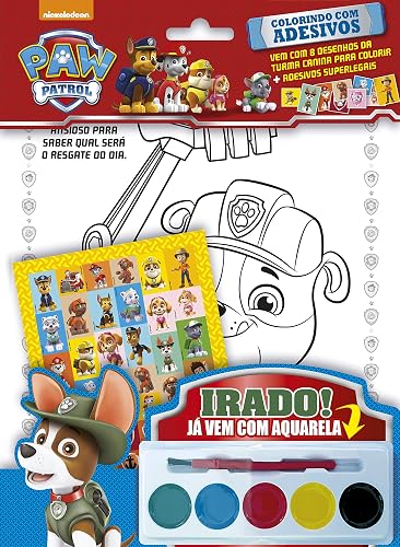 Patrulha Canina - Colorindo com adesivos - Vol.1