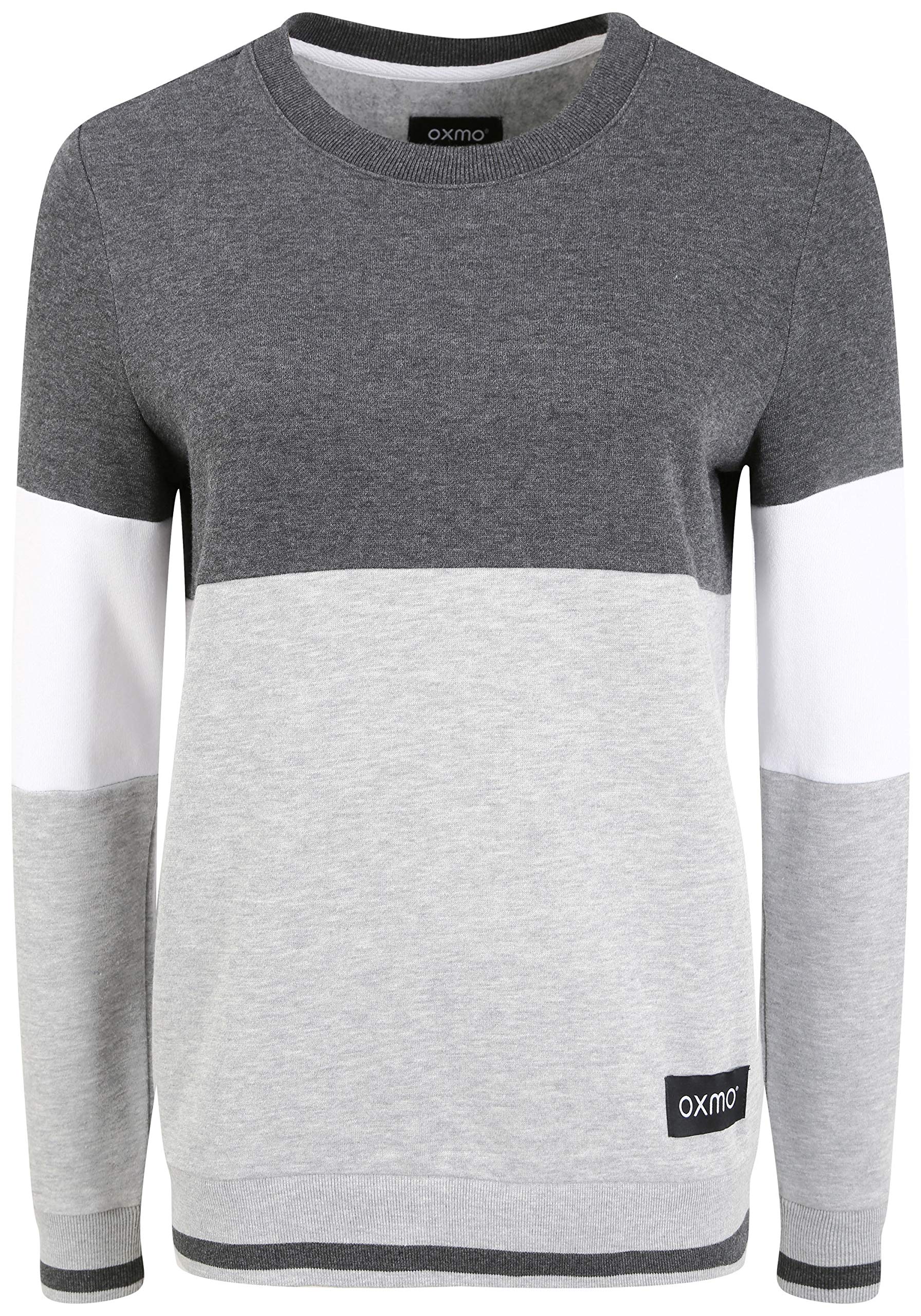OXMO OXOmaya Damen Sweatshirt Pullover Sweater mit Rundhalsausschnitt