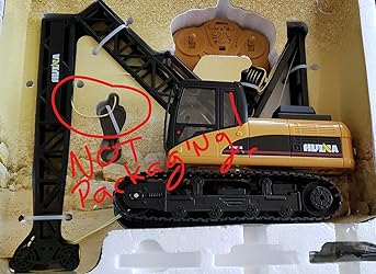 Fistone 1/14 RC Crawler Crane - Remote Control Construction Toy With 11lb Lift Capacity