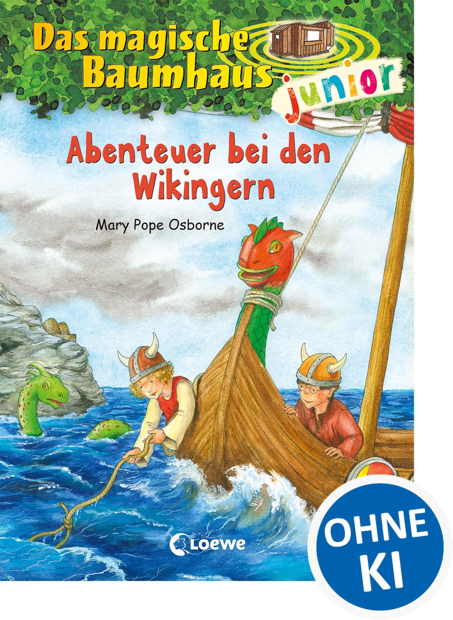 Das magische Baumhaus junior 15 - Abenteuer bei den Wikingern: Kinderbuch zum Vorlesen und ersten Selberlesen - Mit farbigen Illustrationen - Für Mädchen und Jungen ab 6 Jahre