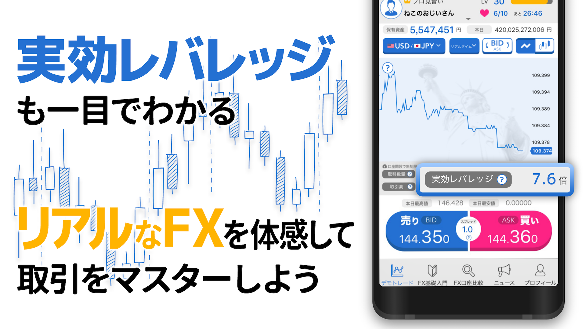 デモトレードとFX入門漫画で簡単投資デビュー FXなび-Amazonアプリストアのアプリ