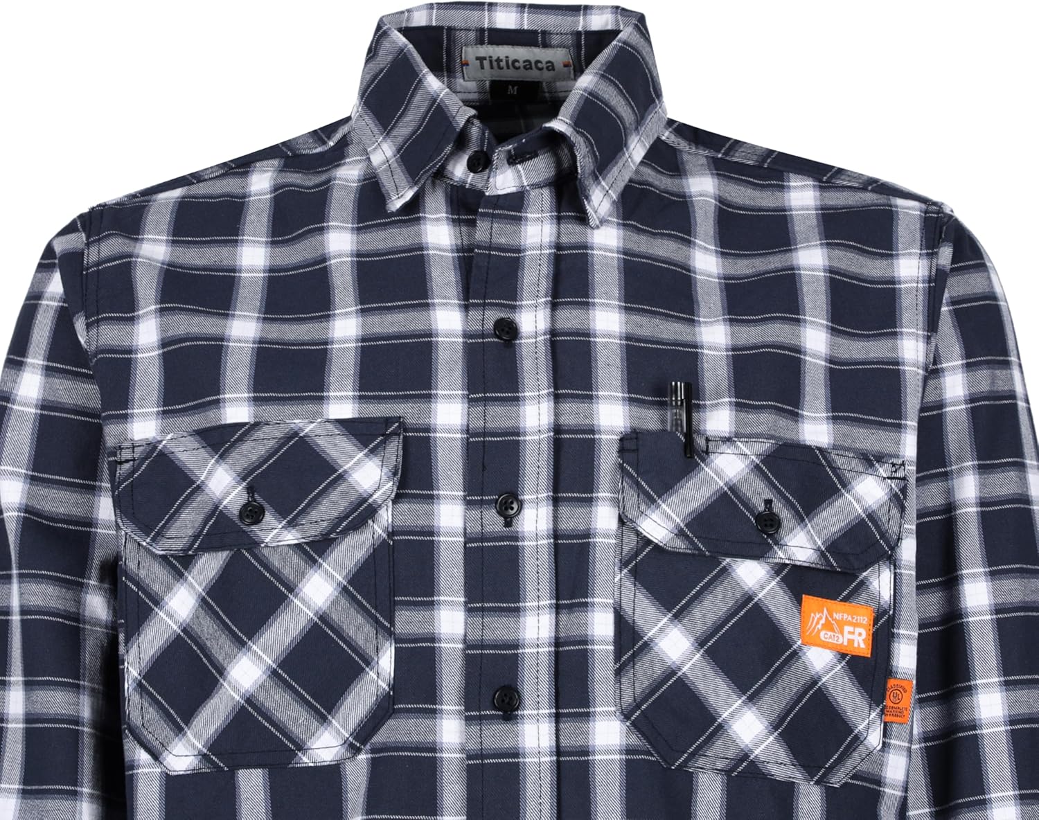 Titicaca FR Shirts for Men 6.5oz Lightweight Flame Resistant Button Down Work Shirt Fire Retardant Welding Shirt - Image 4