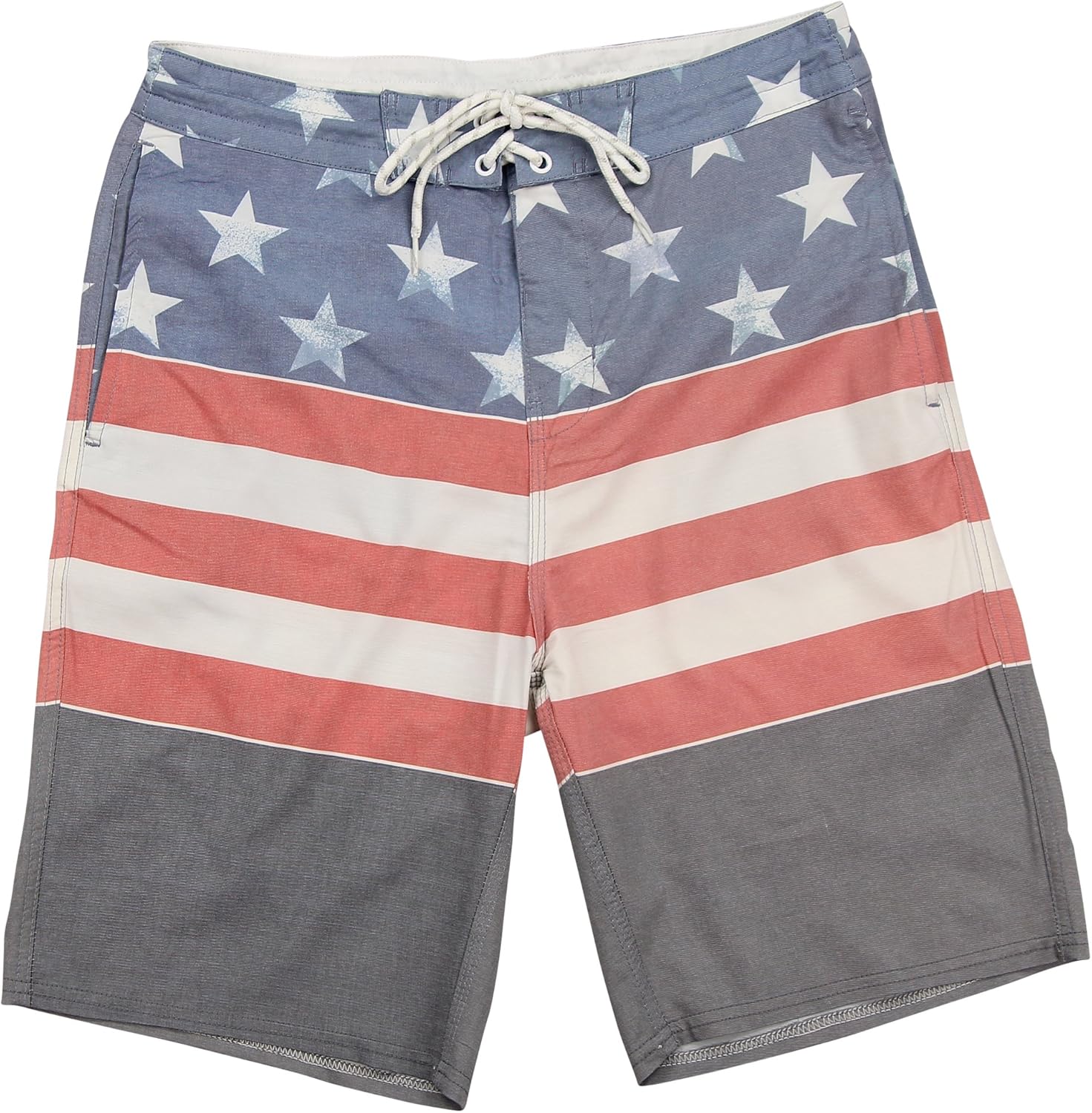 Burnside Men's Vintage Cotton/Poly Stretch Boardshort