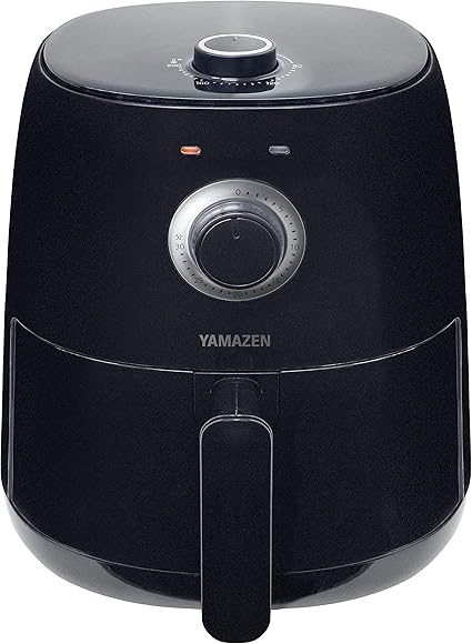 Amazon Co Jp 山善 ノンフライヤー 2 2l 電気フライヤー 食洗器対応可能 1 3人用 油なし エアーフライヤー 油で揚げないヘルシー調理 卓上 レシピブック付き ブラック Yaf C1 B メーカー保証1年 ホーム キッチン