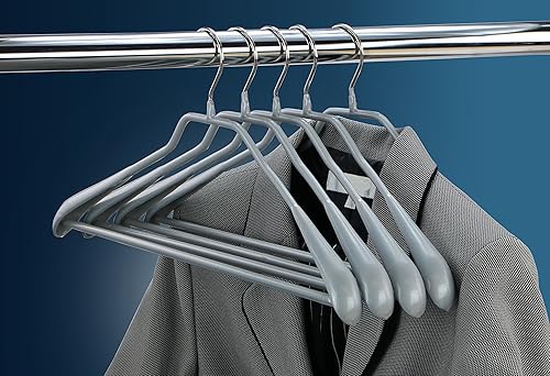 Miniatura 4 de Mawa by Reston Lloyd BodyForm Series - Percha de ropa antideslizante que ahorra espacio con barra para pantalones, 16 12 pulgadas, estilo 42LS,