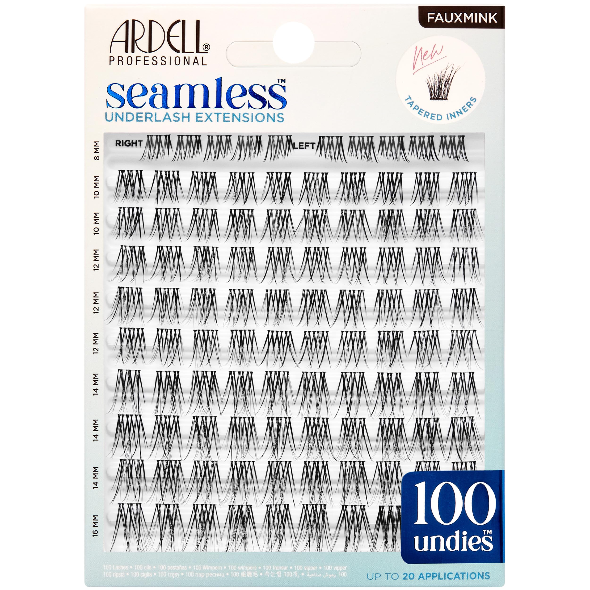 Ardell Seamless Underlash Extensions Faux Mink Lashes DIY Lash Clusters Natural False Eyelashes Lash Extension Cluster Eyelash Extensions