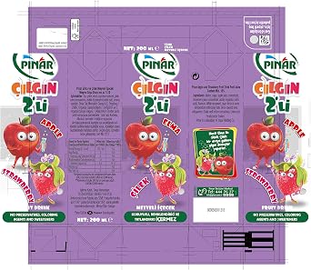 Pinar Çilgin İkİlİ Elma Çİlek 200ml