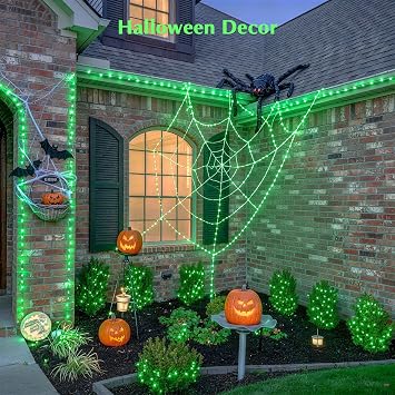 JMEXSUSS 600 LED Green Lights Indoor Outdoor Waterproof, Clear Wire Plug in 168 FT Green Christmas String Lights for Yard Tree Room Garden Halloween Party Xmas Decor, 8 Mode, Remote