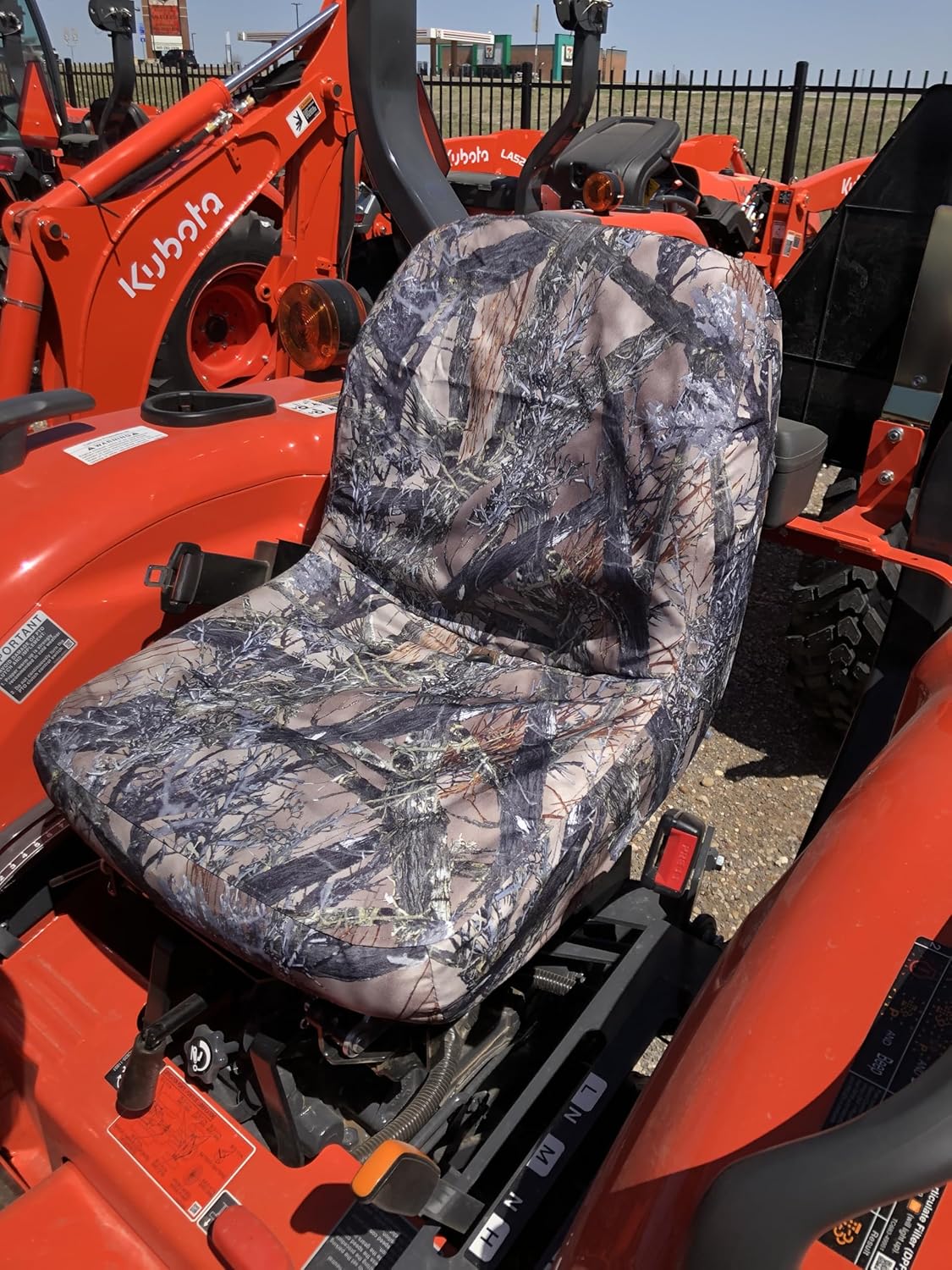 Durafit Seat Covers, Kubota for Tractors L3301,L3901,L4701, KU21 (MC2 Camo Endura)