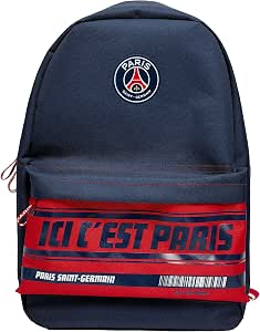 Sac à Dos Scolaire Paris Saint-Germain Officiel - Polyester, Dos Moussé - 30x43x14 Cm