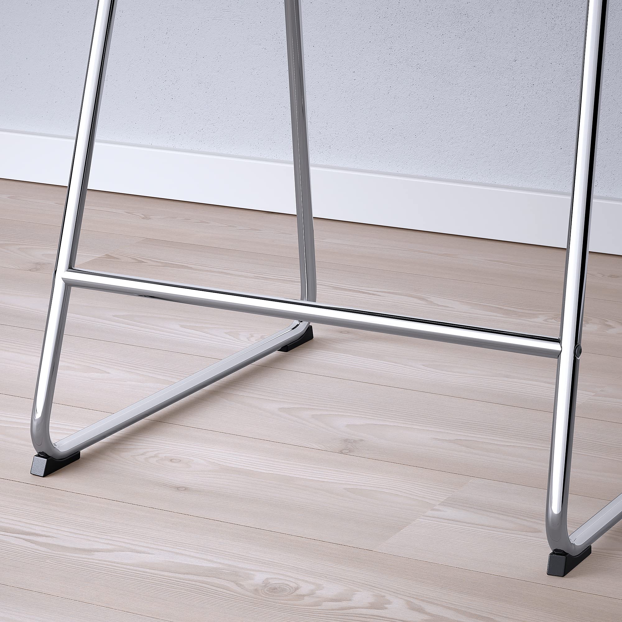 IKEA LILLÅNÄS bar stool, 63 cm, chrome/Gunnared dark grey : Amazon
