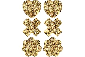 3 Pairs Gold Nipple Pasties: The Answer to Your Coverage Conundrum