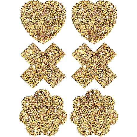 3 Pairs Gold Nipple Pasties: The Answer to Your Coverage Conundrum