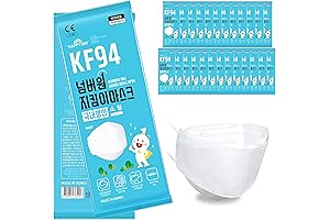 HAPPYDAY 25-Pack Kids KF94 Mask for Optimal Protection