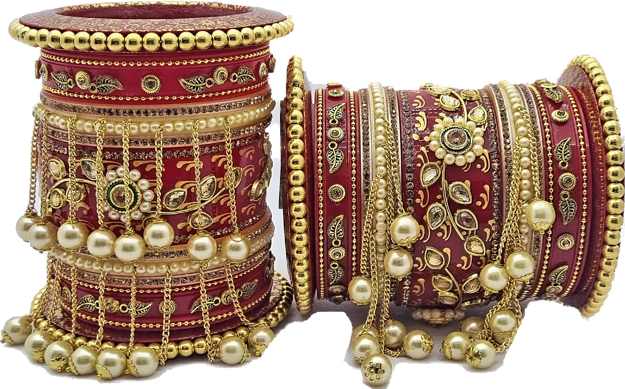 Saawariya Bridal Fashion Chura sets for Womens and Girls Pack of 2 Sets (B08GKXKFRD) Amazon Price History, Amazon Price Tracker