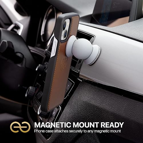 Miniatura 6 de Dreem Fibonacci - Funda tipo cartera para iPhone 13 Mini, funda de piel vegana desmontable 2 en 1 con soporte integrado, soporte para tarjetas de