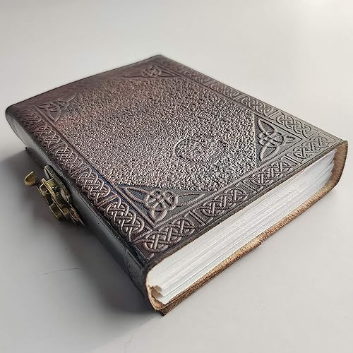 Miniatura 6 de Diario de cuero pintado a mano árbol de la vida para hombre mujer pequeño regalo para ella