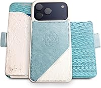 Vista 45 de Dreem Fibonacci - Funda tipo cartera para iPhone 14 Plus Funda desmontable de piel vegana 2 en 1 con soporte integrado, soporte para tarjetas