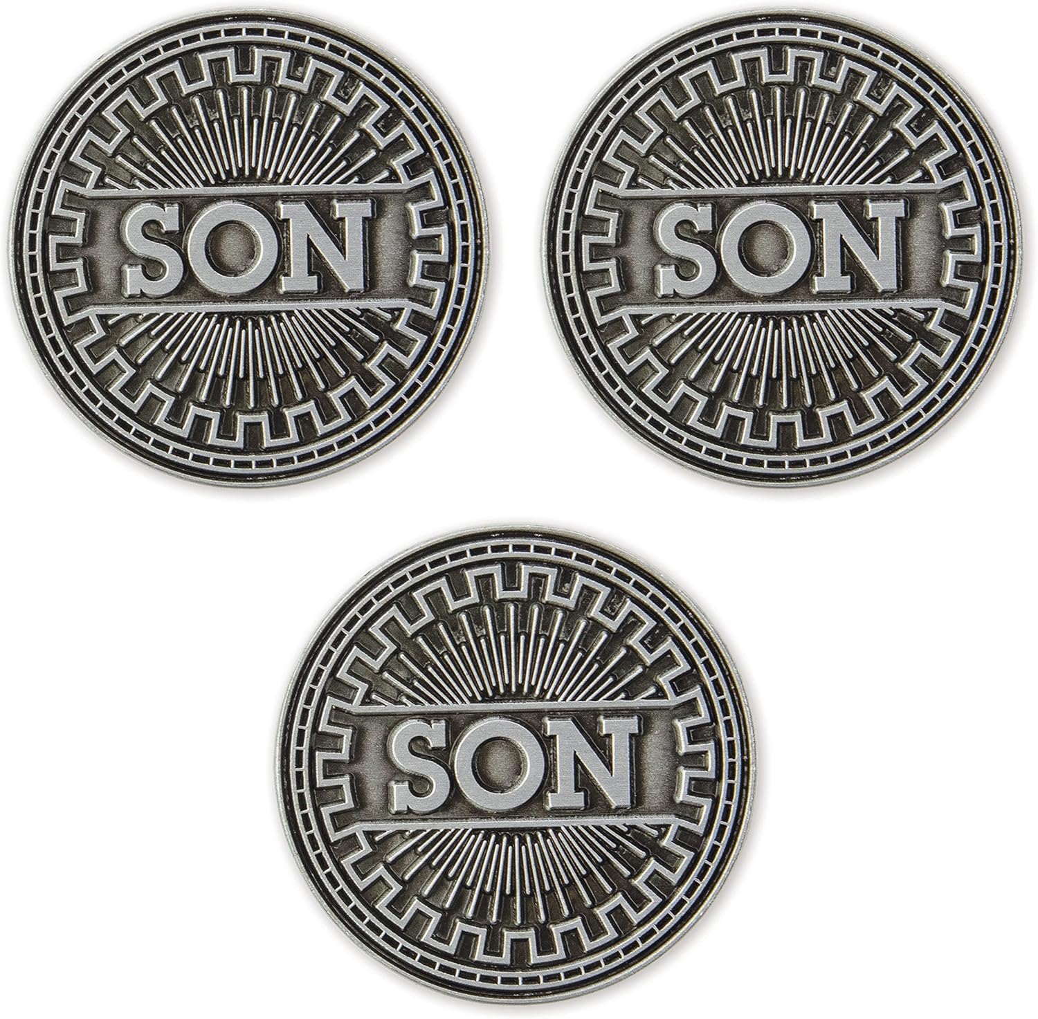 Best Dad Ever Love Expression Coin, Bulk Pack of 10 Pocket Keepsake Gifts of Appreciation for Fathers Day, Birthday & Special Occasion Distance Gifts, Tokens of Appreciation for Family