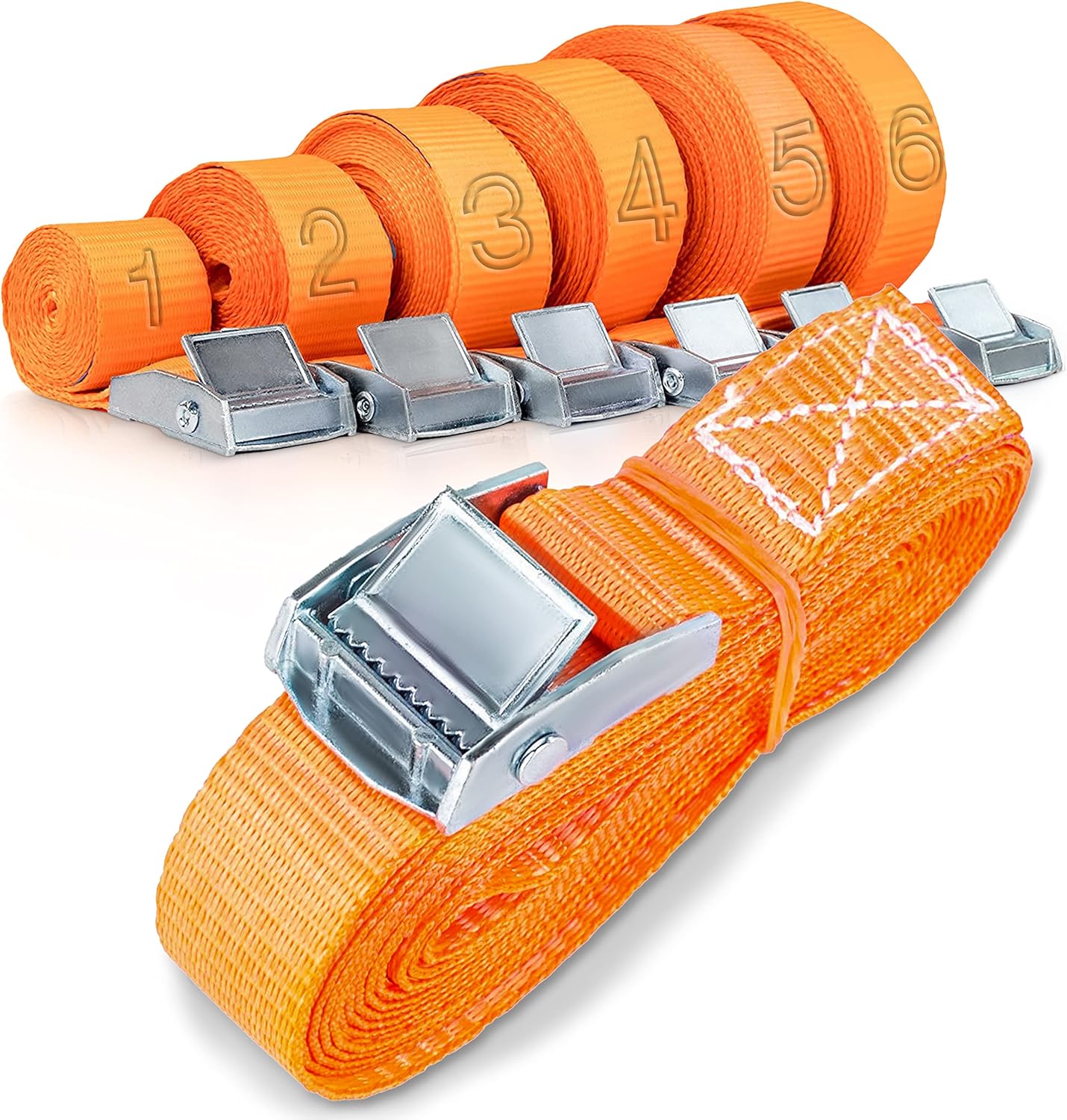 Safetytex Lashing Strap Lashing Strap Quick Release Clamping Lock 1 m