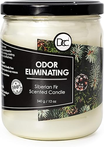 Miniatura 8 de Fresh Linen - Vela altamente perfumada que elimina el 95% de las mascotas, humo, alimentos y otros olores rápidamente, hasta 80 horas de tiempo de
