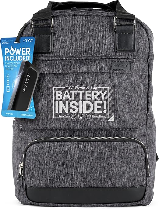 backpack with charging station