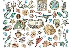 Stamperia Die-Cuts: Magical Marine Musings Captured in Songs of the Sea Creatures