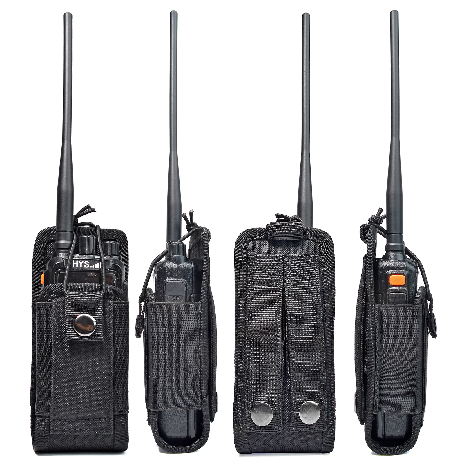 Fondina Tattica MOLLE Per Walkie Talkie - Compatibile Con Baofeng, Motorola E Altre Radio