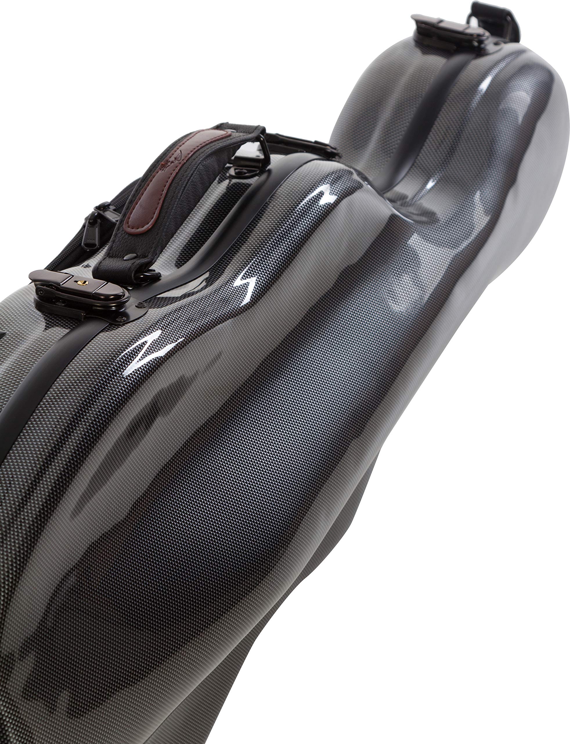 Custodia per Viola Fiberglass 38-43 Ultra Light point nero - crema M-case + borsa musicale