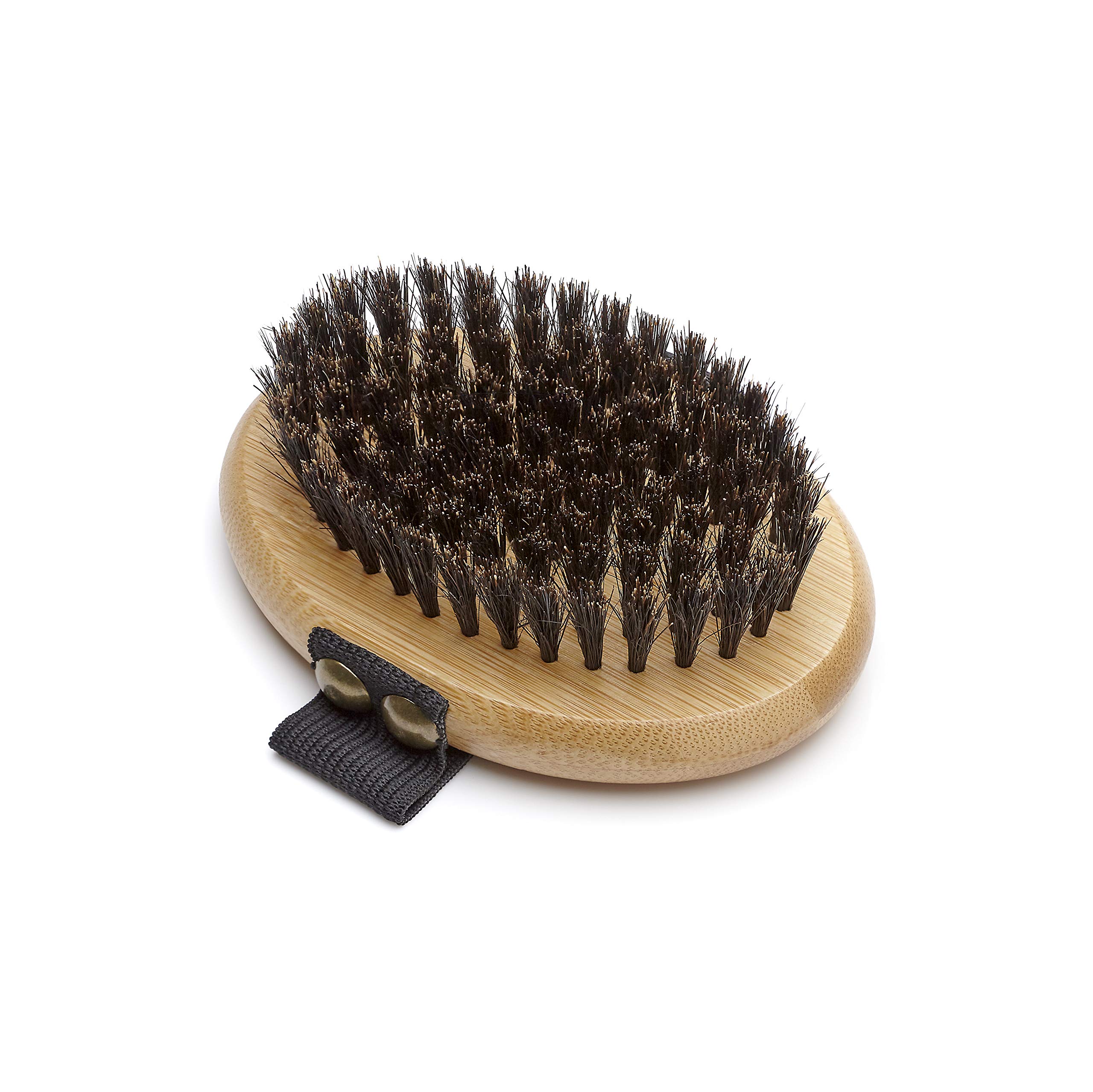 Mikki Bamboo Bristle Palm Brush for Gentle Grooming for Short Hair Smooth Coats