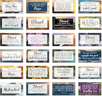 JBH Creations Share a Blessing Bible Verse Cards with Full Scripture - Pack of 48