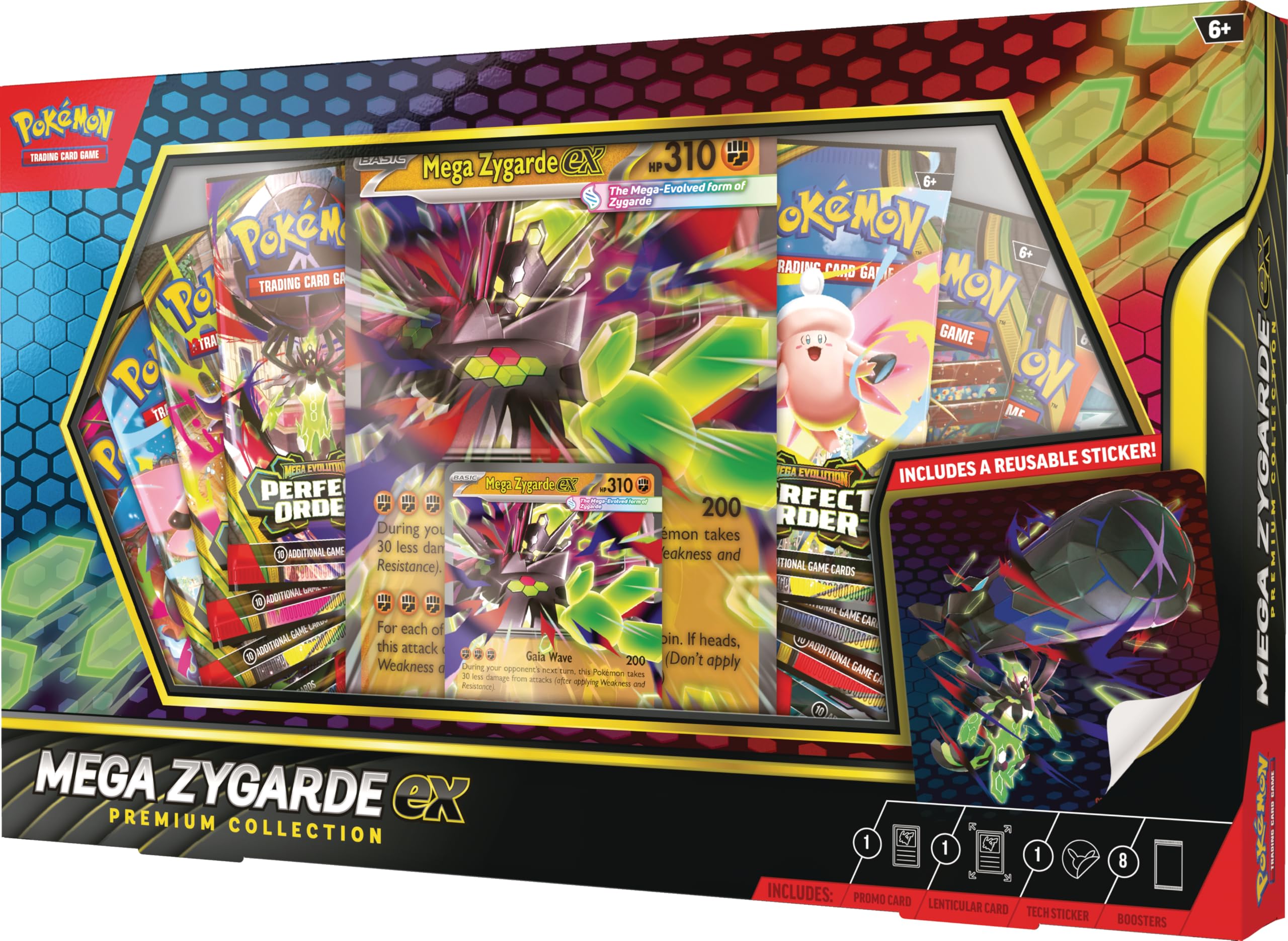 ポケモンカードゲーム 6 box Mega Genga Amazon.com: Pokémon TCG: Mega Zygarde ex Premium Collection : Toys