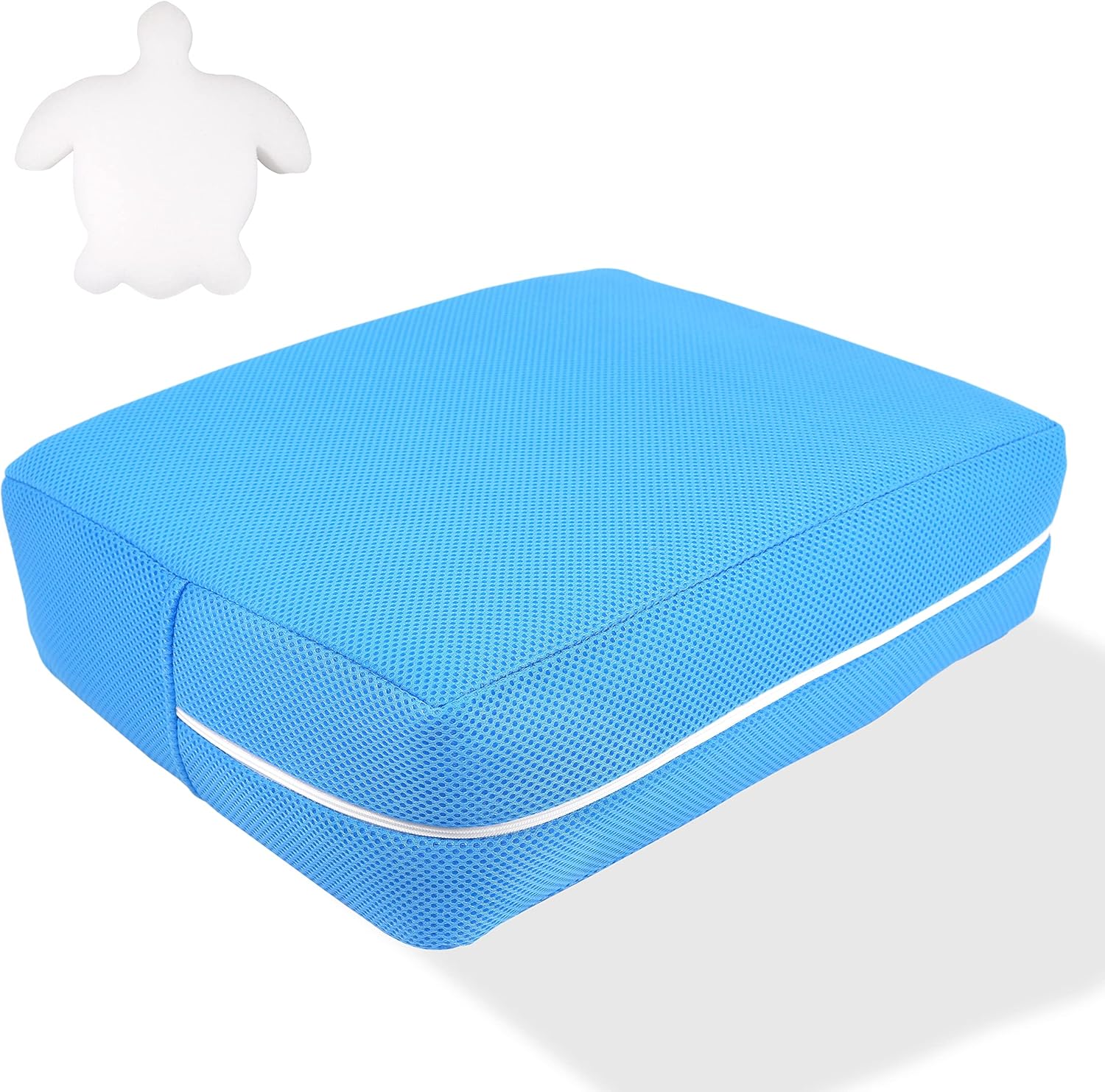 Hot Tub Seat - Anti-Slip Booster Cushion, Enclosed Zipper - Complete with Oil Absorbing Sponge to Eliminate Scum from Pool/Spa/Hot Tub