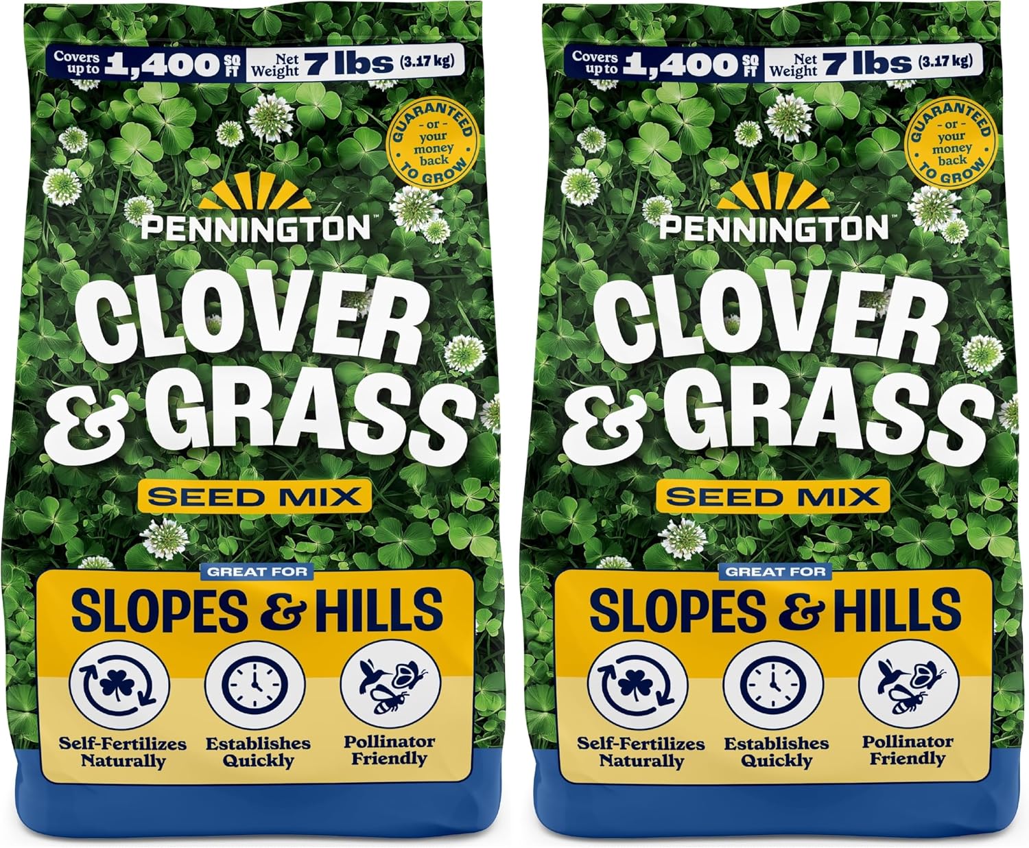 Pennington Clover & Grass Mix 7 Pounds (Pack of 2)