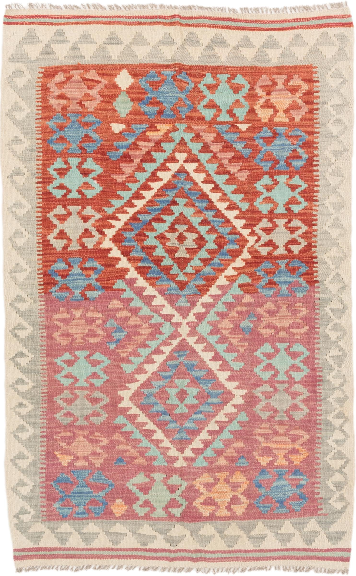 Tapis d'Orient Kilim Afghan en laine pour sublimer votre salon