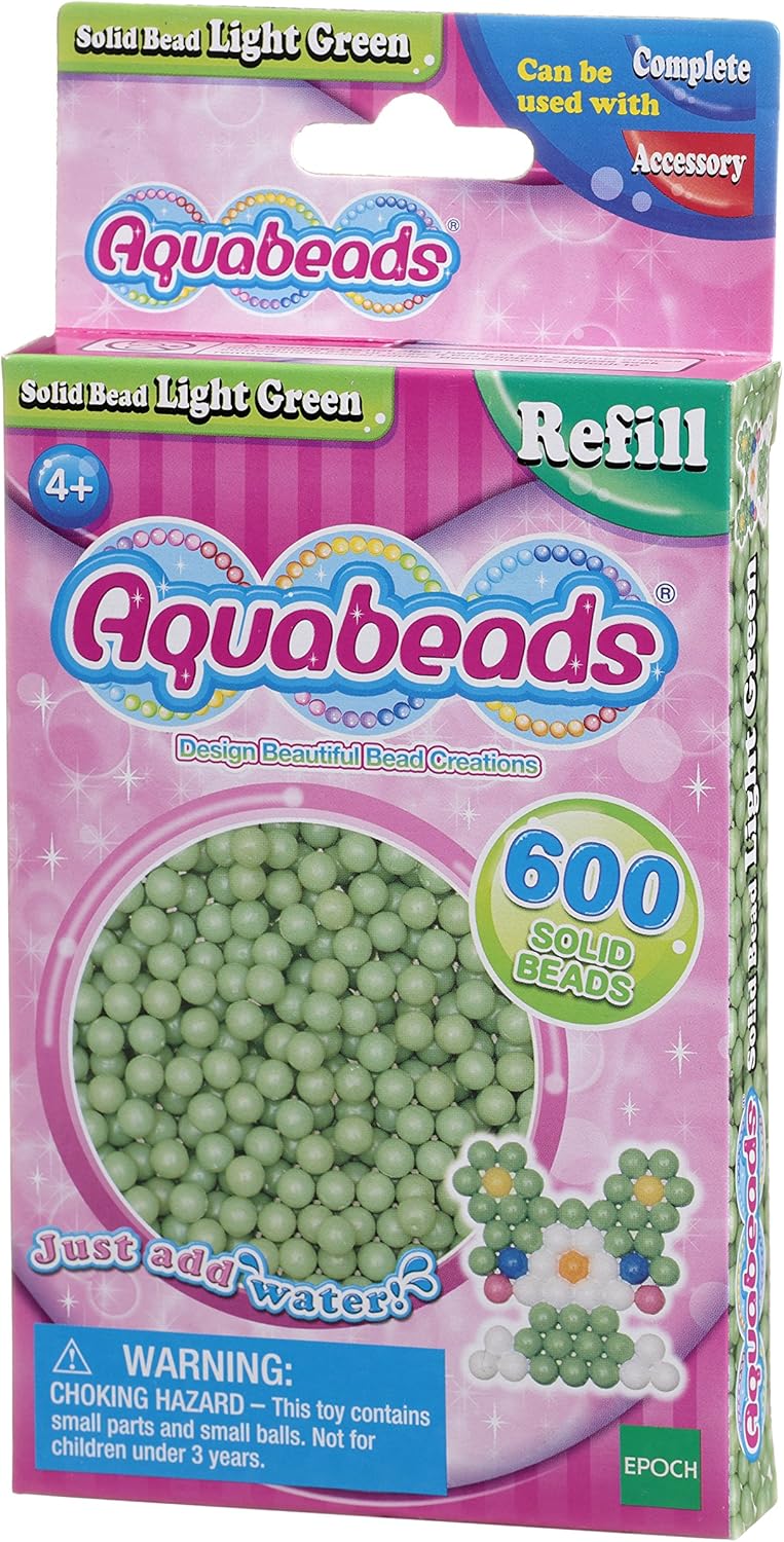 Aquabeads - Solid Beads - Light Green