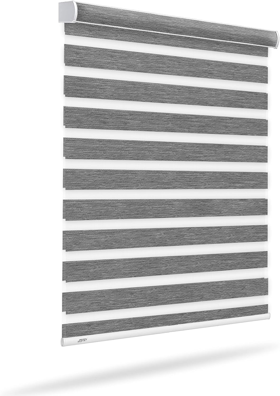 Remote Control Motorized Zebra/Roller Shades (Window Blinds) with Rechargeable Battery. Smart Home Compatible: App, Alexa, Google, Siri. USA Made