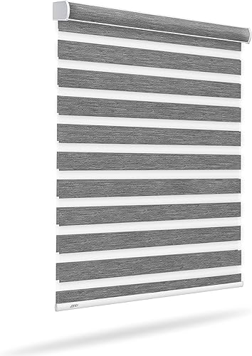 Miniatura 9 de Persianas enrollables motorizadas con control remoto (persianas de ventana) con batería recargable incorporada. Smart Home compatible con la
