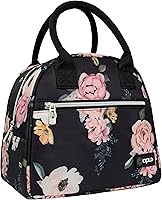 Vista 18 de OPUX Lonchera Premium para Mujeres, Bolsa de Almuerzo Aislada para Niñas, Niños, Adolescentes y Adultos, Linda Lonchera Suave y Refrigerada