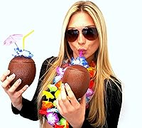 Vista 2 de Copas de coco, tazas de coco Tiki Bar (4)