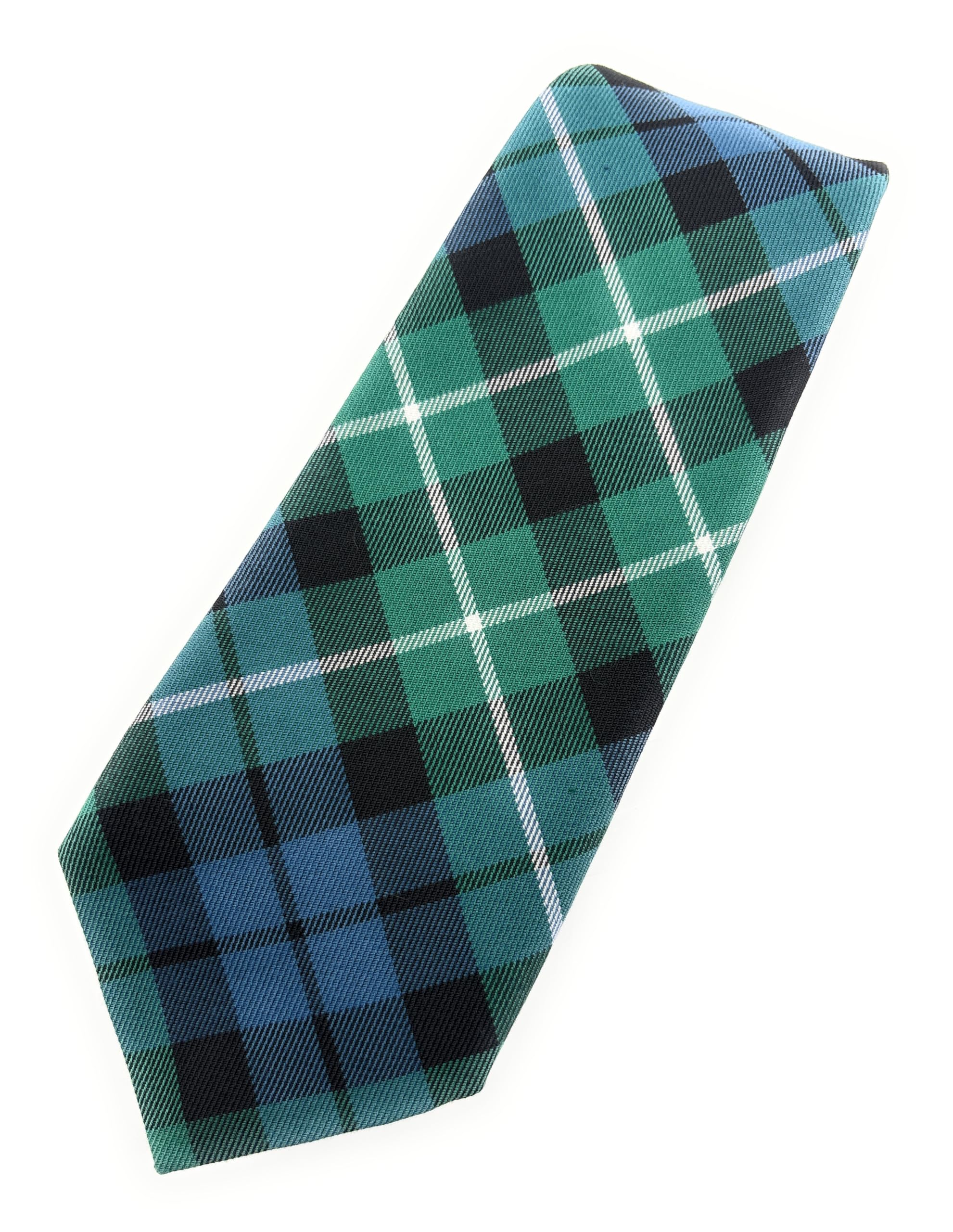 Scottish Tartan Necktie, Traditional Clan Pattern, Made in Scotland, Multiple Tartans Available (Graham of Montrose Ancient)